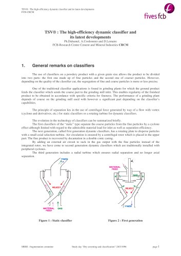 High efficiency dynamic separator