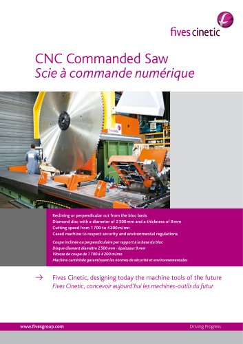 CNC Commanded Saw