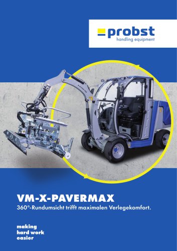 VM-X-PAVERMAX Pflasterverlegemaschine