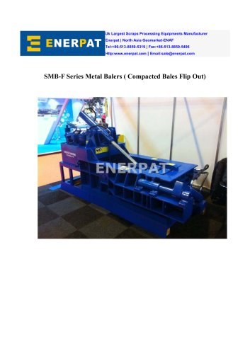 Metal Balers (SMB-F Series) 