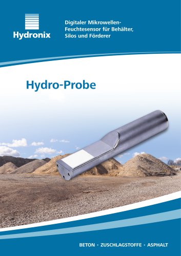 Hydro-Probe für Behälter, Silos und Förderer