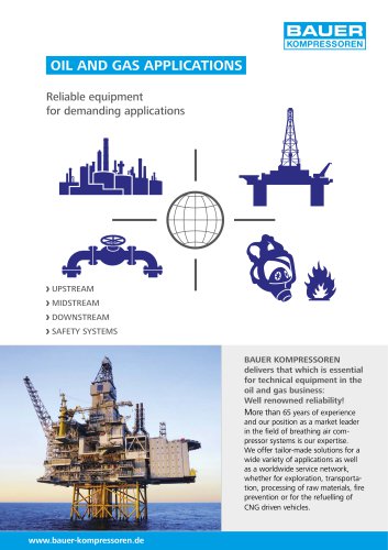 Oil and Gas ApplicationsOil and Gas Applications ? Reliable equipment for demanding applications