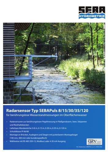 Radar Sensor Type SEBAPULS