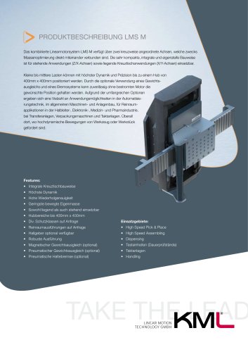 Standard Linearmotorsysteme Serie LMS M