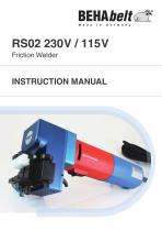 RS02 Reibschweißmaschine Anleitung - 11