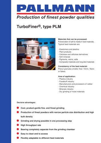 TurboFiner®, type PLM