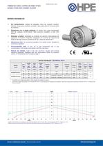 DOUBLE STAGE SIDE CHANNEL BLOWER SERIES HPE 23