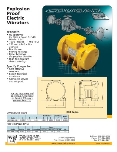 Explosion Proof Electric Vibrators