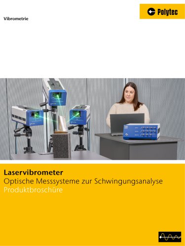 Brosch&uuml;re Laser-Doppler Vibrometer | Laser-Messtechnik zur Analyse von Akustik, Dynamik und Schwingung