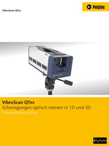 Brosch&uuml;re - Neues VibroScan QTec Scanning Vibrometer