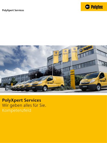 Broschüre PolyXpert | Auftragsmessungen, Kalibrierung, Vermietung und mehr Services