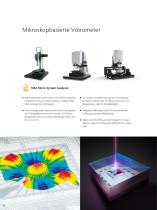 Laser-Doppler Vibrometer Portfolio-Broschüre | Optische, berührungsfreie Messung von Schwingung, Akustik und Dynamik - 6