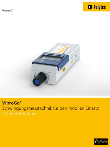 VibroGo | Schwingungsmesstechnik f&uuml;r den mobilen Einsatz