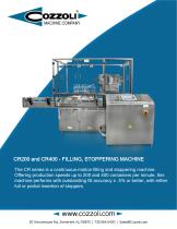 CR200 and CR400 - FILLING, STOPPERING MACHINE