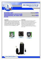 PROFESSIONAL BY-PASS TEST PLUGS Model SKTB