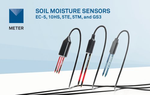 OIL MOISTURE SENSORS EC-5, 10HS, 5TE, 5TM, and GS3