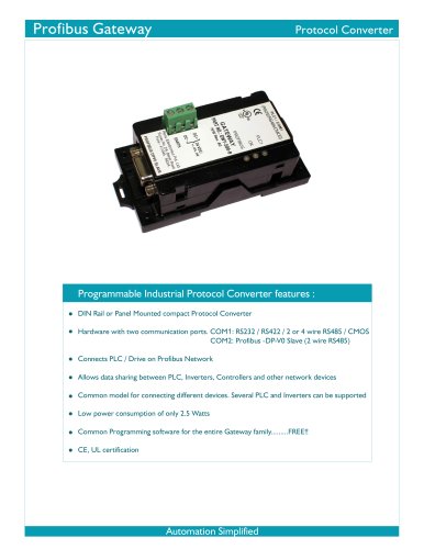 Profibus Gateway (GWY-500-B)