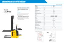 XILIN Electric Stacker ( Rider Type | CDDK15S) for Warehouse