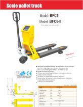 XILIN Scale Pallet Truck (2000KG | BFC6,BFC6-II) for Material Handling