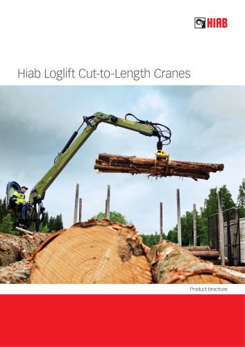 Hiab Loglift cut-to-length cranes