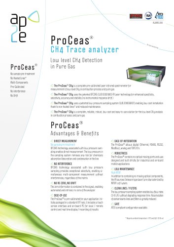 ProCeas® CH4 analyzer