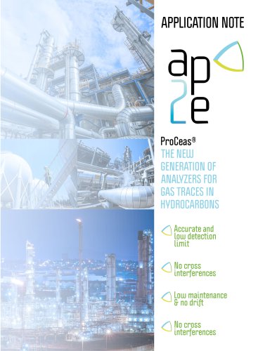 trace gas analysis in hydrocarbons - application note