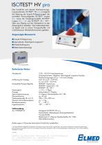 Datenblatt ISOTEST HV pro-2