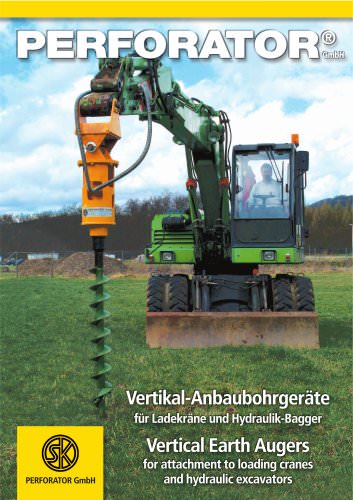 Vertikal-Anbaubohrgeräte