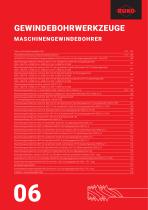 M ASCHINENGEWINDEBOHRER GEWINDEBOHRWERKZEUGE