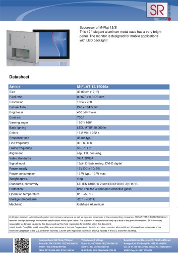 M-FLAT 12/19046a