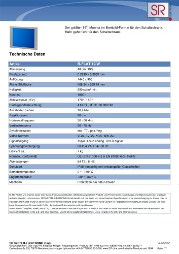 R-FLAT 19/W