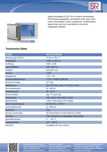 R-FLAT 20/3-M