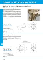 Zubehör für HSG, KSH, HSGK und DSH - 11