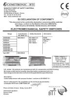 ELECTROMECHANICAL SAFETY SWITCHES