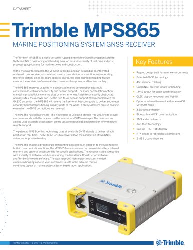 Trimble MPS865