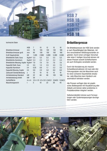 Brikettierpresse HSB