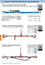 Zurrgurte mit Druckratsche 50 mm / Zurrspannketten - 1