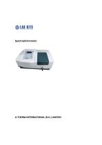 Spectrophotometer