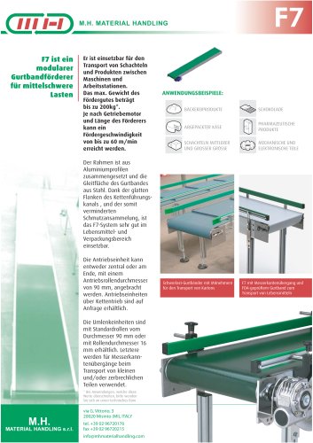 F7 Medium conveyors