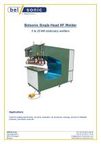 Belsonic Single Head HF Welder