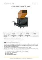 BLADE GRANULATORS ML SERIES