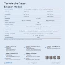 All-in-One-3D-Scanner für die Orthopädietechnik EinScan Medixa-7
