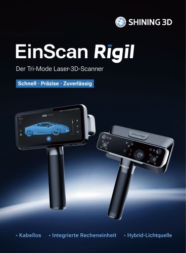 EinScan Rigil | Der Tri-Mode Laser-3D-Scanner