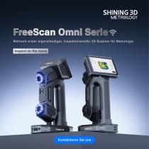 FreeScan Omni Serie - Weltweit erster eigenständiger, inspektionsreifer 3D-Scanner für Metrologie