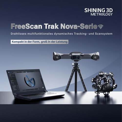 FreeScan Trak Nova-Serie | Kabelloses multifunktionales dynamisches Tracking- & Scanning-System