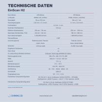 Handheld 3D-Scanner mit hoher Texturauflösung EinScan H2 - 12