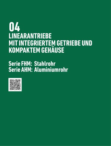 Linearantriebe mit Integriertem Getriebe und Kompaktem Gehäuse