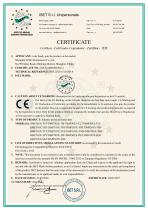 CE Certificate -DMP305X pressure transmitter