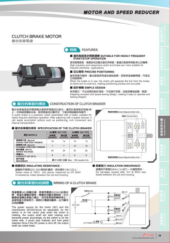 CLUTCH BRAKE MOTOR