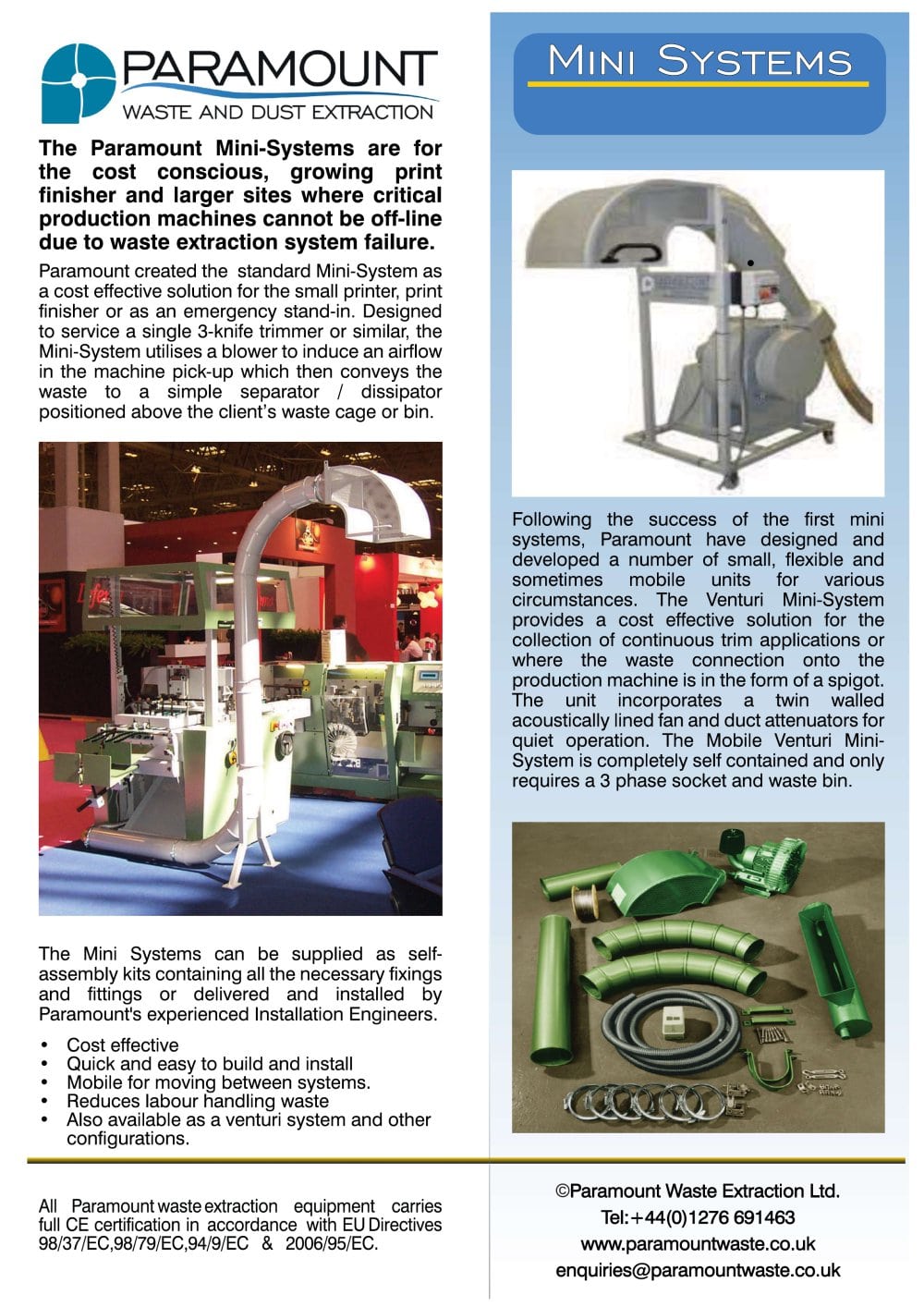 Mini-System - Paramount Waste Extraction Limited